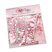 49 & Market ART Options - ROUGE CHIPBOARD WORD SET AOR-39494